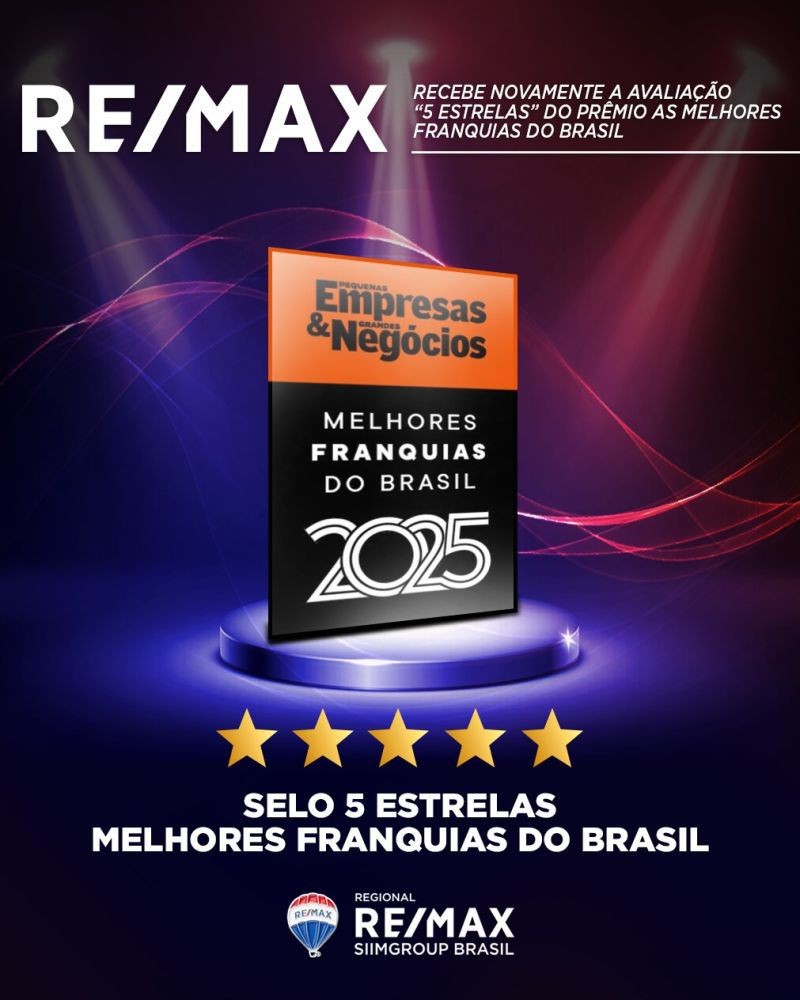 Selo 5 Estrelas · Melhores Franquias do Brasil 2025